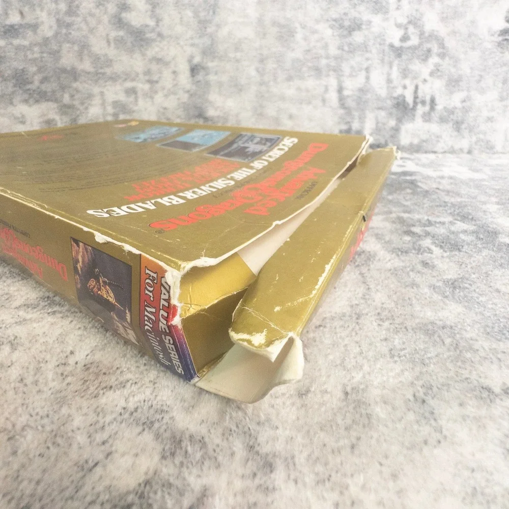 AD&D Secret of the‎ Silver Blades Macintosh CIB Big Box Floppy SSI 1994 Retro